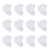Gerber Unisex Baby 12-Pair Sock Bundle White 3-6 Months