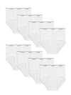 Fruit Of The Loom Mens Basic Brief Multipack, White (8 Pack), 3X-Large