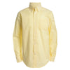 Izod Boys Long Sleeve Solid Button-Down Oxford Shirt, Yellow, 16
