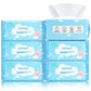 Dry Wipes - Happy Bum Dry Baby Wipes, 100% Cotton Large Baby Wipes, Unscented Cotton Tissues For Sensitive Skin, 600 Count, Baby