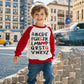 Aqylxlhh Kids Valentines Day Sweatshirt Toddler Boy 7T Abc I Love U Heart Graphic Shirt Little Girls Long Sleeve Red Outfit Tops