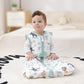 Mosebears Sleep Sack Baby Winter Wearable Blanket with 2-Way Zipper,2.5 TOG Cotton Sleep Sack Unisex (Deer, 6-12 Months)