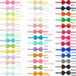 C  Llot 40 Colors Baby Bow Headbands 2.75 ' Hair Bows Super Soft Nylon Headbands For Baby Girls Infants Preemie And Newborn Kid