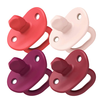 Boon Jewl Silicone Orthodontic Pacifier - Baby Pacifier With Soothing Gem Shaped Nipple - Comfortable Newborn Pacifiers Support