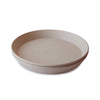 Mushie Round Dinnerware Plates For Kids | Made In Denmark, Set Of 2 (Vanilla)