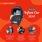 Baby Trend Ally Newborn Baby Infant Car Seat Carrier Travel System With Harness And Extra Cozy Cover For Babies Up To 35 Pounds,