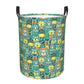 Pevtufa Animals With Leaf Foldable Laundry Basket Organizer,Fabric Clothes Toy Storage Basket Nursery Hamper Storage Bin For Hou