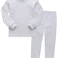 Vaenait Baby Infant Toddler Kids Cotton Sleepwear Pajama Pjs 2Pcs Set Basic Melangegrey S