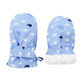 Lined Fleece Toddler Mittens Kids Winter Warm Gloves Child Ski Gloves Waterproof Snow Baby Mitten For Boys Girls Light Blue S