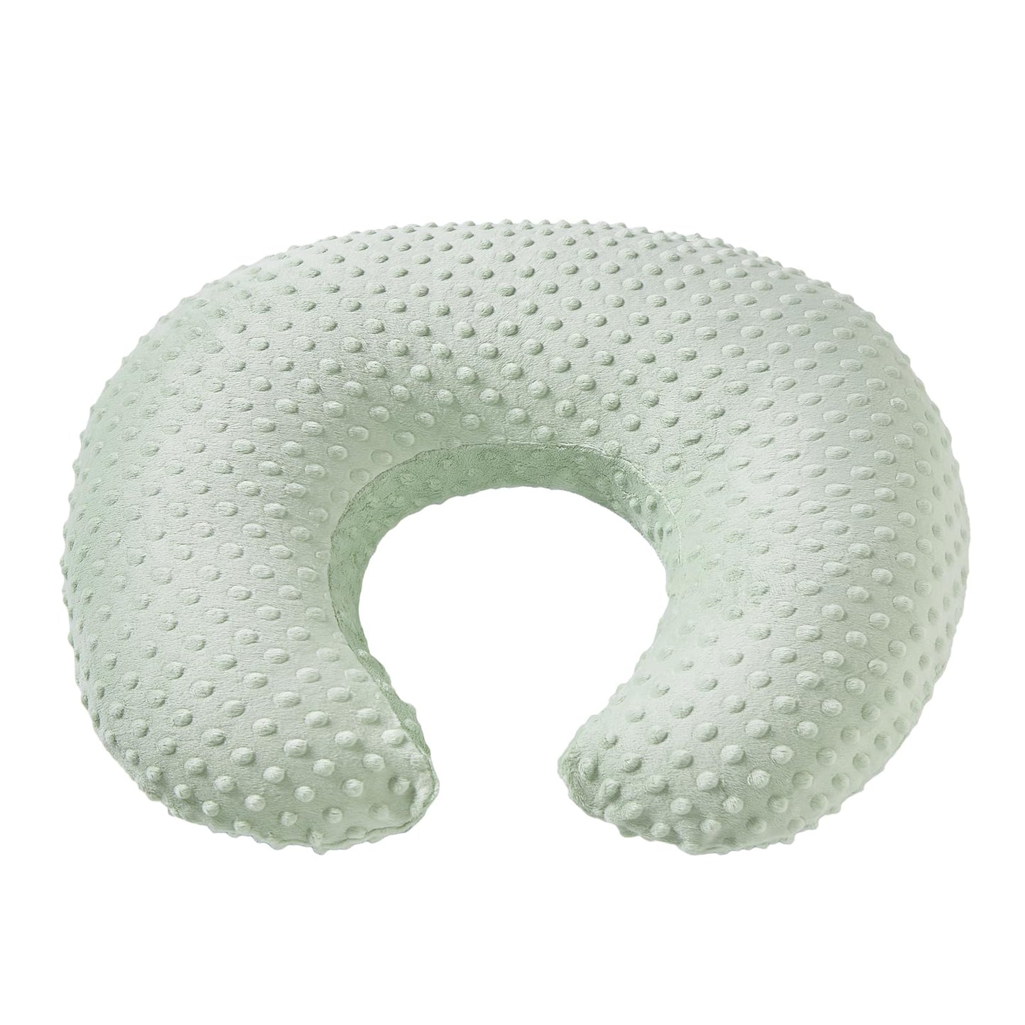 Donomilo Minky Dots Nursing Pillow Cover, Case Plush Breathable Breastfeeding Pillow Slipcover Fits Nursing Pillow, Super Soft S