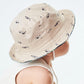 Durio Baby Bucket Sun Hat Toddler Hats Boys Summer Sun Hats For Kids Beach Hat 2Pack Beige/Blue 3-6 Months