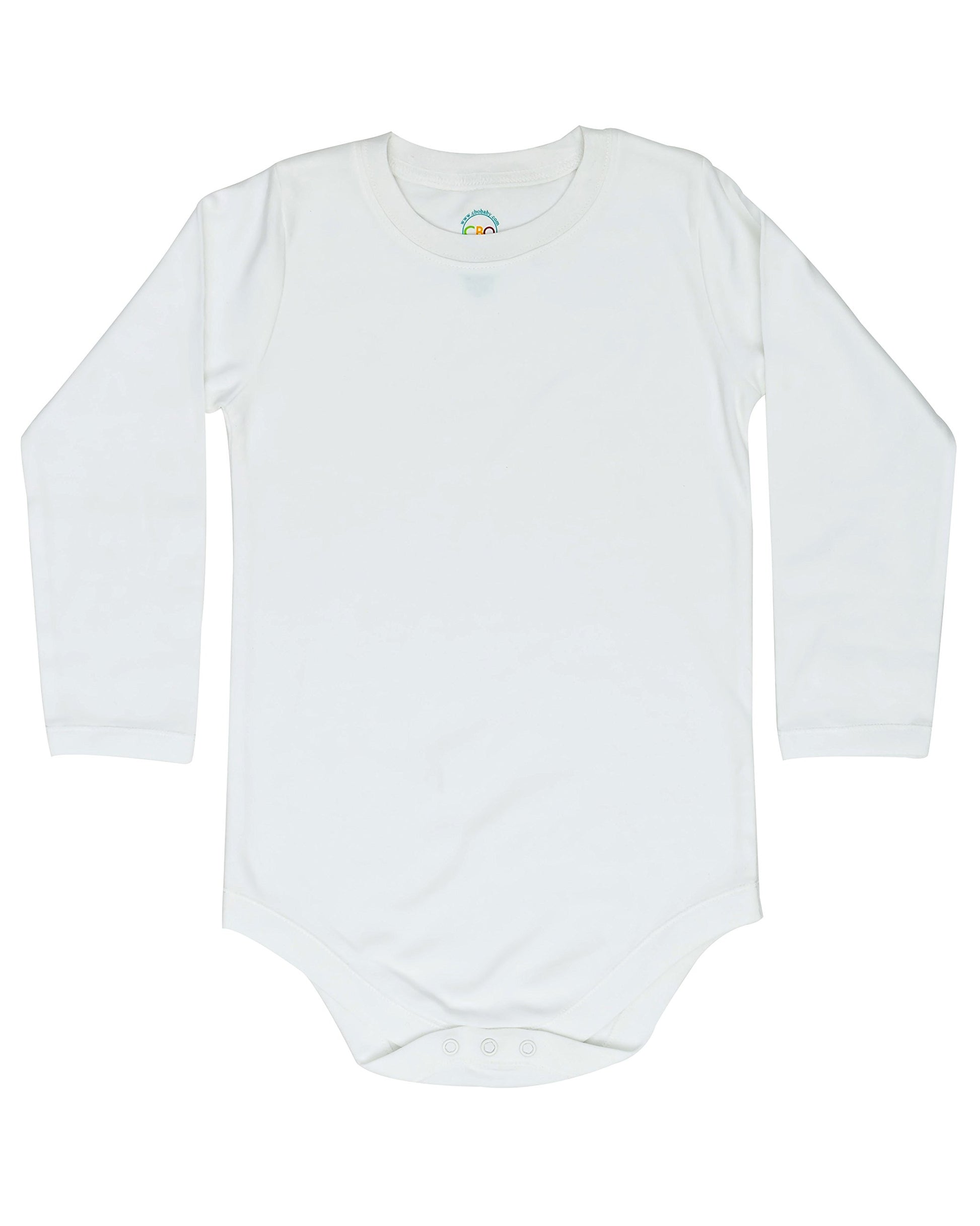 4T 5T 6T Toddler Long Sleeve Crew/Round Neck Bodysuit (4T)