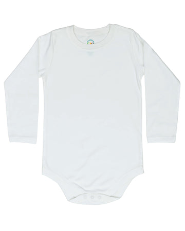 4T 5T 6T Toddler Long Sleeve Crew/Round Neck Bodysuit (4T)