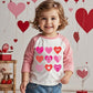 Boys Valentines Day Shirt Toddler Girls 2T Love Heart Long Sleeve Raglan Little Kids Shirts For Valentines Pink Tops