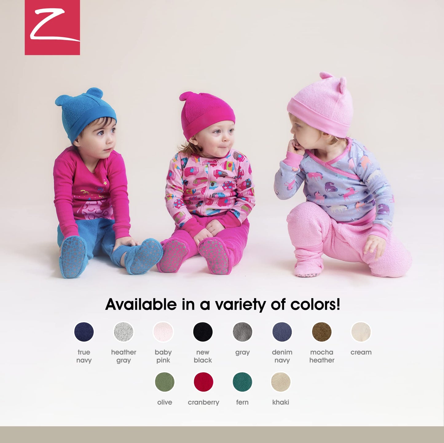 Zutano Unisex Baby Fleece Hat, Winter Baby Hat For Boys And Girls, Cold-Weather Baby Gear, Infant Cap, Baby Pink, 6M