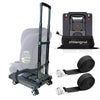 Car Seat Dolly for Airport - CarSeat Roller Cart Wheels for Airplane - Car Seat Travel Cart Carrier with Straps Trolley Foldable