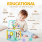 Wooden Activity Cube Montessori Toys for 1 2 3 Year Old Baby Toys 12 Months Toddlers 1-3 Birthday Gift Boys Girls Sensory Intera
