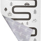 Baby Care Play Mat (Medium, Nordic Trails - Morning Fog Arrows) 73 X 49 Original One-Piece Reversible Rollable Waterproof Play M