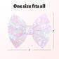 Lanmerry Hair Bow Clip For Girls, 5 Inches Sequins Large Bow With Alligator Clip, Hair Accessories For Women Teens Babies Toddle