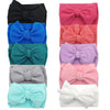Baby Girl Bow Headbands Newborn Hairband Baby Turban Knotted Elastic Headwrap For Toddler Hair Accessories (Aa07-10Pcs)