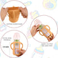 Huakener 4 Pack Silicone Sleeves With Handles For Dr Brown Baby Bottles, Anti Breakage Baby Bottles Holder, Compatible Dr Brown