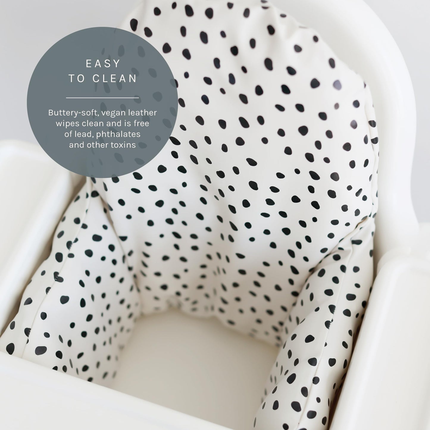 Yeah Baby Goods Wipeable Ikea Antilop Highchair Cushion Cover (Dino Time) - Soft, Waterproof Baby High Chair Cover