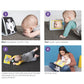 Tummy Time Toys High Contrast Baby Book. Fun, Interactive Crinkle Books for Babies with Baby Tummy Time Mirror & Soft Koala Teet