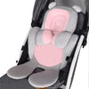 KAKIBLIN Infant Car Seat Insert, Baby Carseat Head & Body Support for Newborn, 2-in-1 Reversible Baby Car Seat Cushion, Soft Str