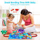 Gacoman Montessori Toys for 1 Year Old Boy Girl Birthday Gift- Cloth Fishing Game for Toddler1-3 for Grandkids with Stacking Cup