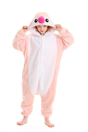 Atoz Onesie For Kids, Animal Pajamas Halloween Cosplay Costume For Girls Boys, Penguin 4-5T