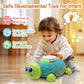 VoMii Musical Turtle Baby Toys 6 to 12 Months, Infant Crawling Tummy Time Development Toys, Light up Music Toys for 7 8 9 10 11