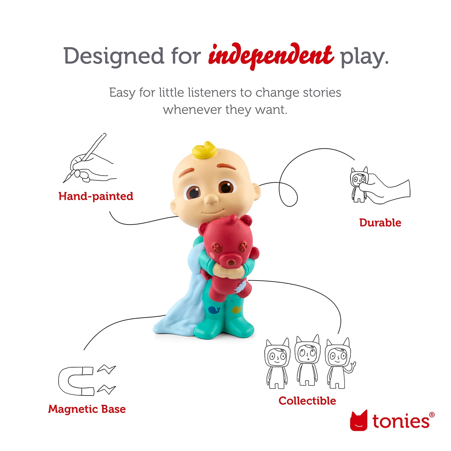 Tonies Getting Ready with JJ Audio Play Character from CoComelon