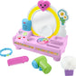 Fisher-Price Baby Toy Lets Get Ready Vanity Laugh & Learn Musical Learning Playset, 4 Accessories for Toddler Pretend Play Ages 