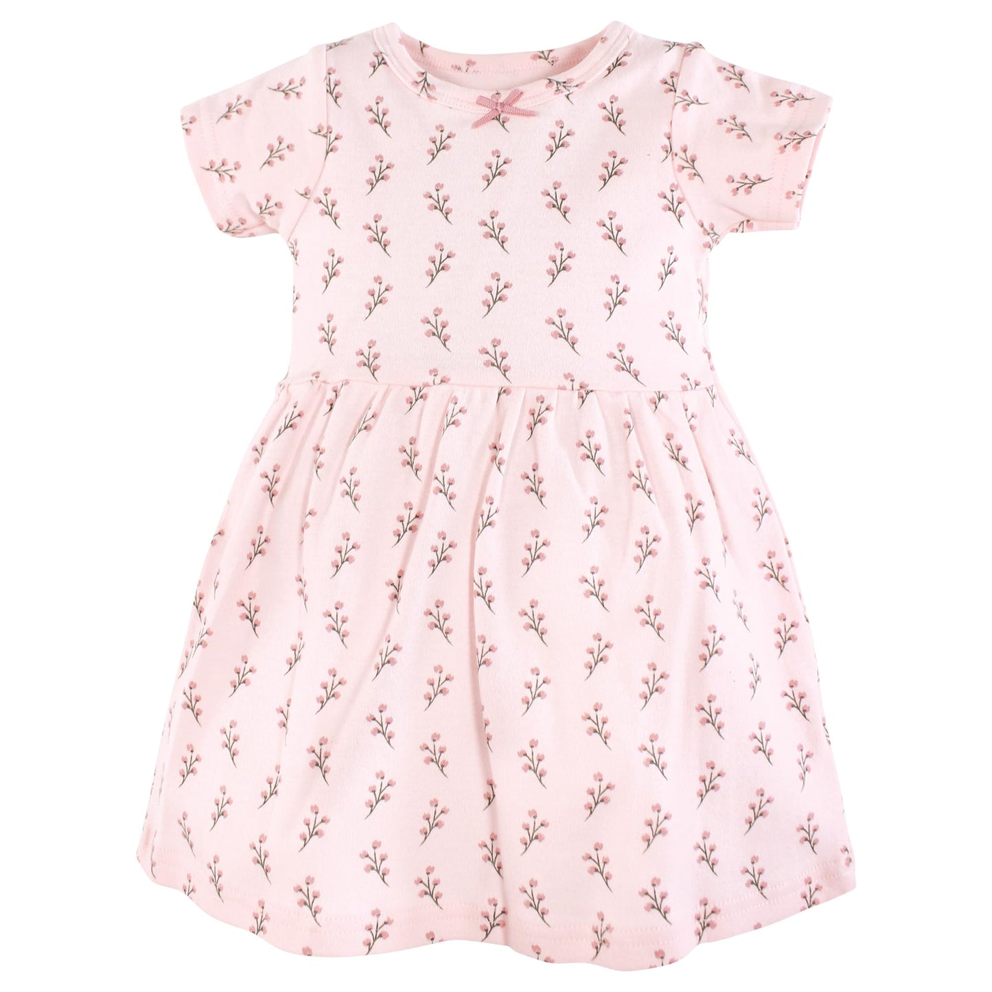 Hudson Baby Baby Girls Cotton Dresses, Soft Painted Floral, 18-24 Months