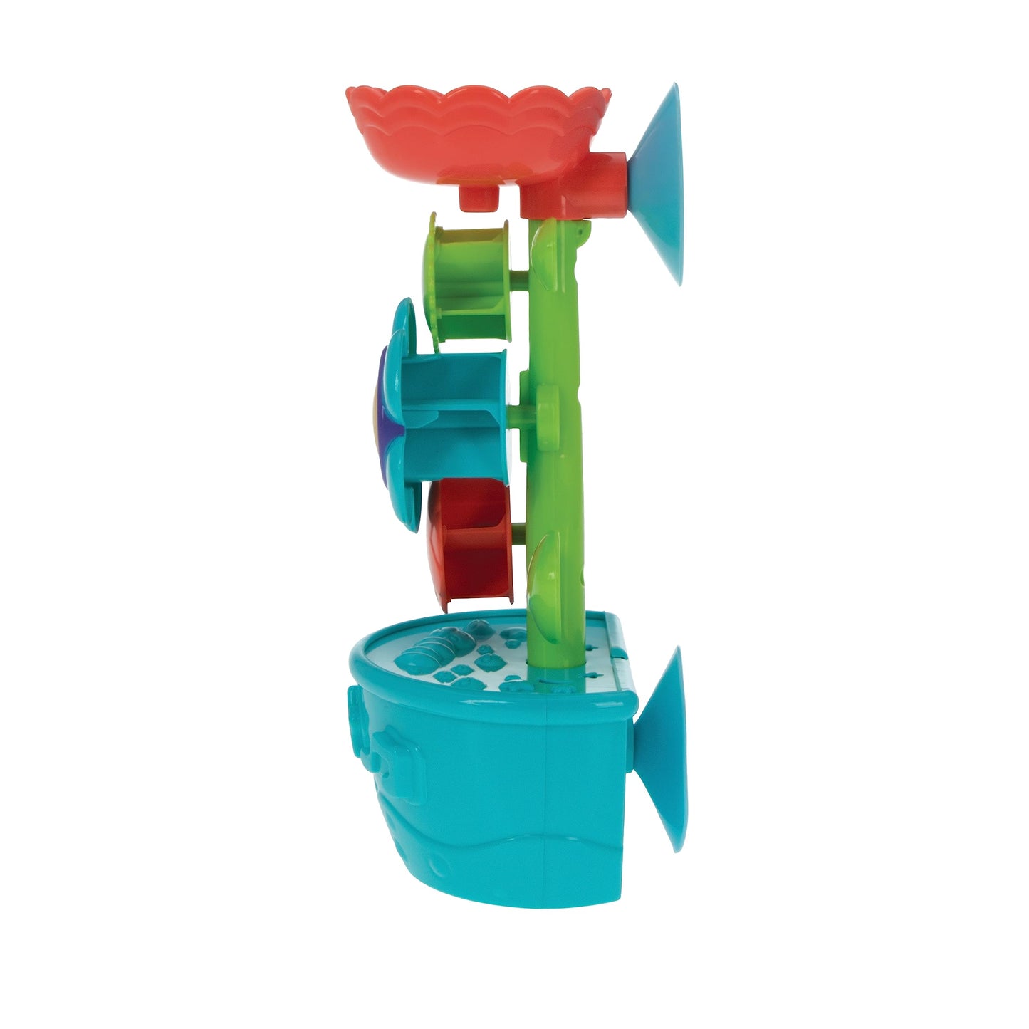 Nuby Flow N Grow Garden Bath Toy with Flower and Watering Can - Baby Bath Toy for Boys and Girls 18+ Months - Toddler Bath Suct