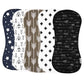 Dodo Babies 5-Pack Baby Burp Cloths - Soft, Absorbent Cotton Burp Cloths - includes Pacifier Case and 2 Pacifier Clips - Colors: