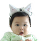 Cosplay Halloween White Cat Ears Kitten Ears Headband Animal Ears for Baby Toddler Girls Children Adults by Witty Pretty