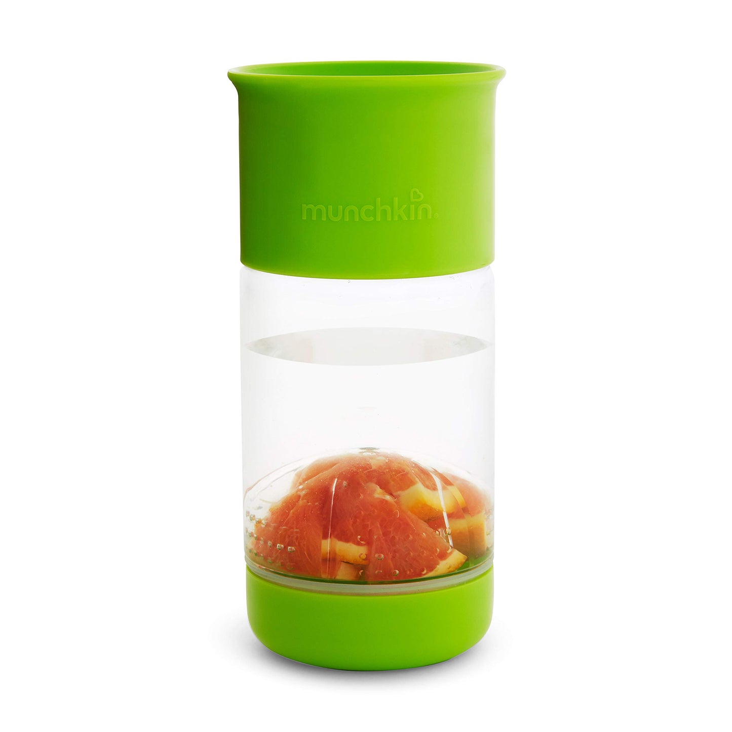 Munchkin It'S A Miracle! 360 Sippy Cup Gift Set, Includes 10Oz Miracle Cup And 14Oz Miracle Fruit Infuser, Blue/Green