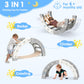 Bierum Toddler Climbing Arch, Plastic Climber Toys Inside, Montessori Climber Arch Rocker, Kids Ladder Arch With Hammock, Indoor