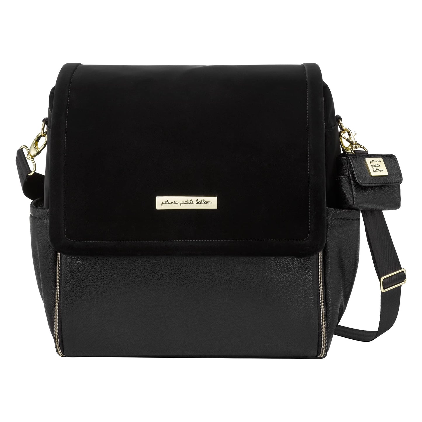 Petunia Pickle Bottom Boxy Backpack, Diaper Bag, Stylish Baby Bag, Spacious Backpack, On-The-Go Moms, Twilight Black