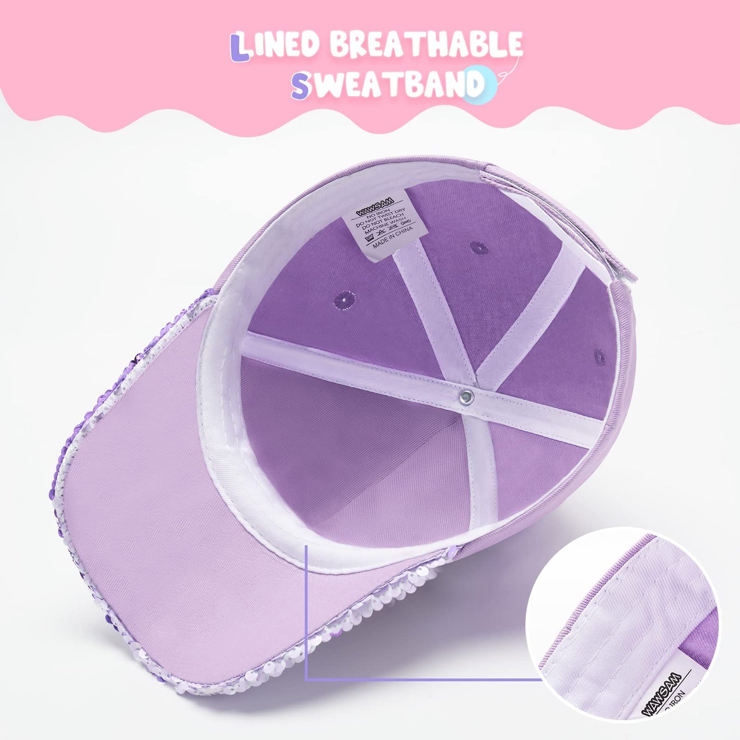 Baby Girls Baseball Cap Toddlers Baseball Hat Baby Girls Snapback Cap Adjustable Trucker Cap For Kids Ages 4-8 Years Girls Cute