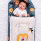 3 in 1 Baby Sleeping Bag & Carry Nest | Soft Cotton Baby Bed | Reversible Baby Bedding Set for Newborn & Infants | Portable, Tra