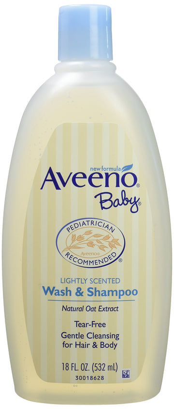 Aveeno Baby Wash And Shampoo,18 Fl. Oz., 2 Count