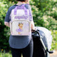 M Yescustom Personalized Diaper Bag With Name, Custom American Cute Baby Princess With Crown Waterproof Nylon Mommy Nursing Dayp