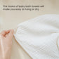 Konssy 2 Pack Muslin Hooded Baby Towels For Newborn Soft 100% Cotton Baby Bath Towel With Hood For Baby, Infant Ultra Absorbent,