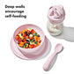 Oxo Tot Stick And Stay Suction Bowl - Blossom