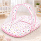 VParents Joy Pink Cotton Bedding Set & Mosquito Net