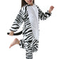 Atoz Onesie For Kids, Animal Pajamas Halloween Cosplay Costume For Girls Boys, Zebra 12-13Y