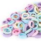 Qarwayoc 300Pcs Seamless Hair Ties For Girls, Cotton Mini Hair Ties Bands Kids, Soft Small Baby Ponytail Holders, Toddler Elasti
