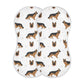 Yyzzh German Shepherd Dog Muslin Burp Cloths For Baby 2 Pack Soft 100% Cotton Baby Washcloths Bibs For Boy Girl